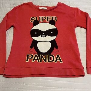 Red Super Panda Sweatshirt